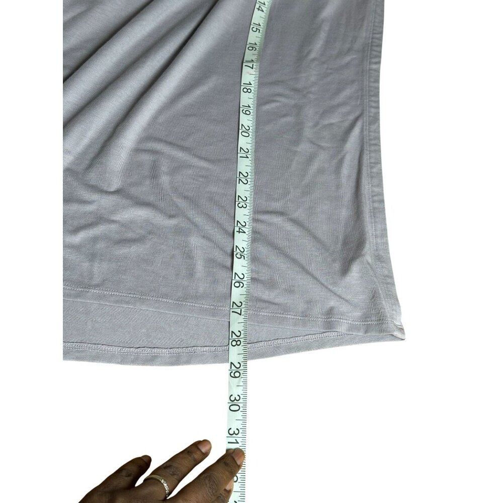 Athleta Lavender Scoop Neck Tunic Tee Size M Stretchy Soft - Picture 6 of 6